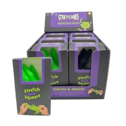 🧟‍♂️🖐️ Jouet Étirable - Main de Zombie Spooky (Lot de 6)