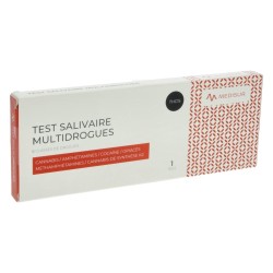 Test Salivaire 6 Classes Multi THC15 x20 | Dépistage Drogue Rapide