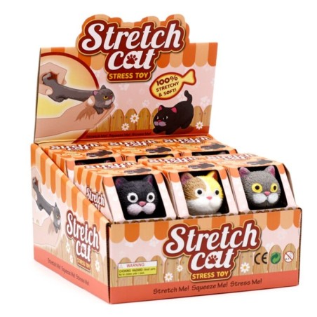 🐱✨ Jouet Étirable - Chat (Lot de 12)
